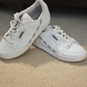 Adidas White and Black Casual Sneakers